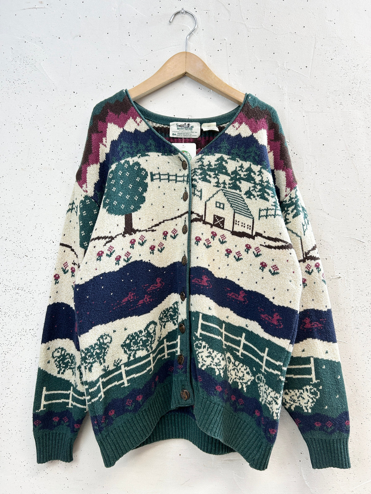 Vintage Cotton Knit Cardigan [J34185]