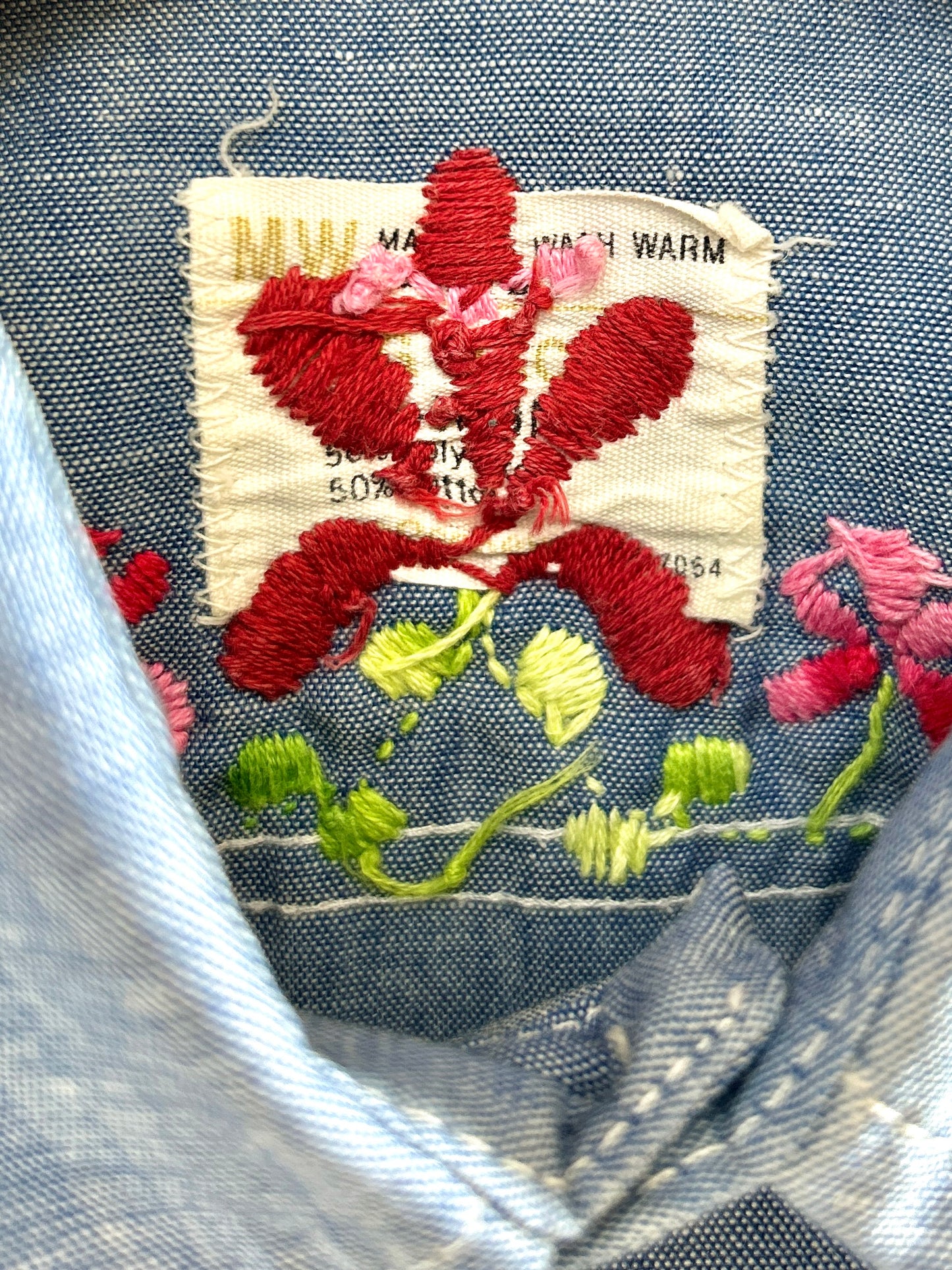 '70sVintage Chambray Shirt [H30980]
