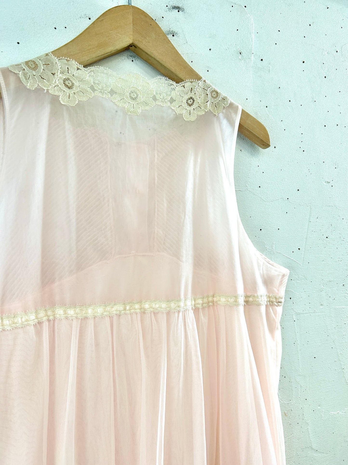 Vintage Nightie Dress MADE IN USA [E32395]