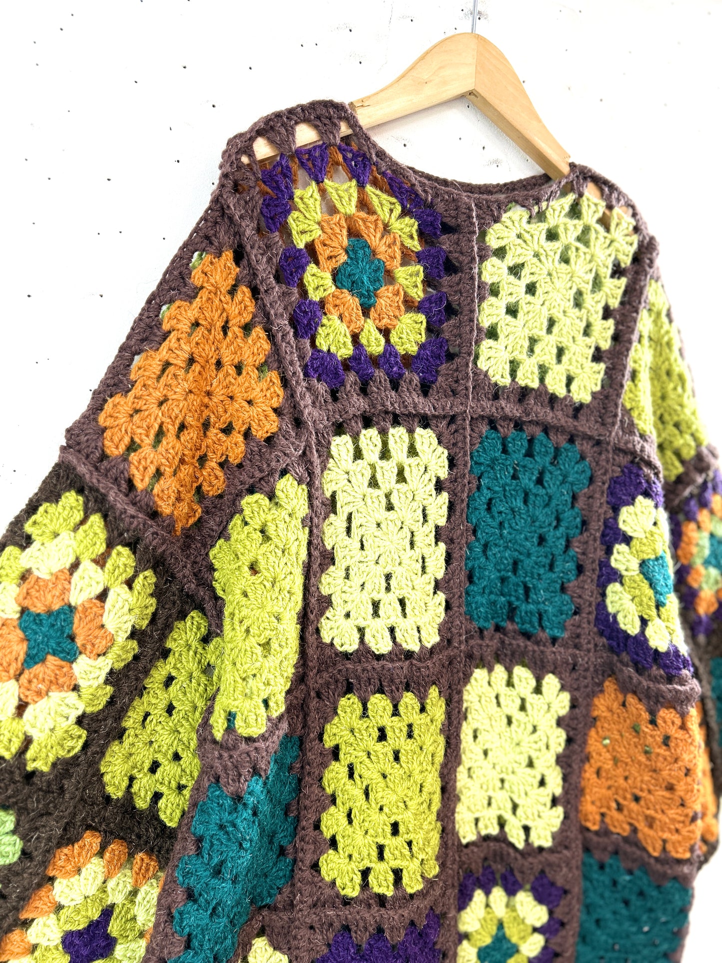 Vintage Granny Square Knit  [A31473]