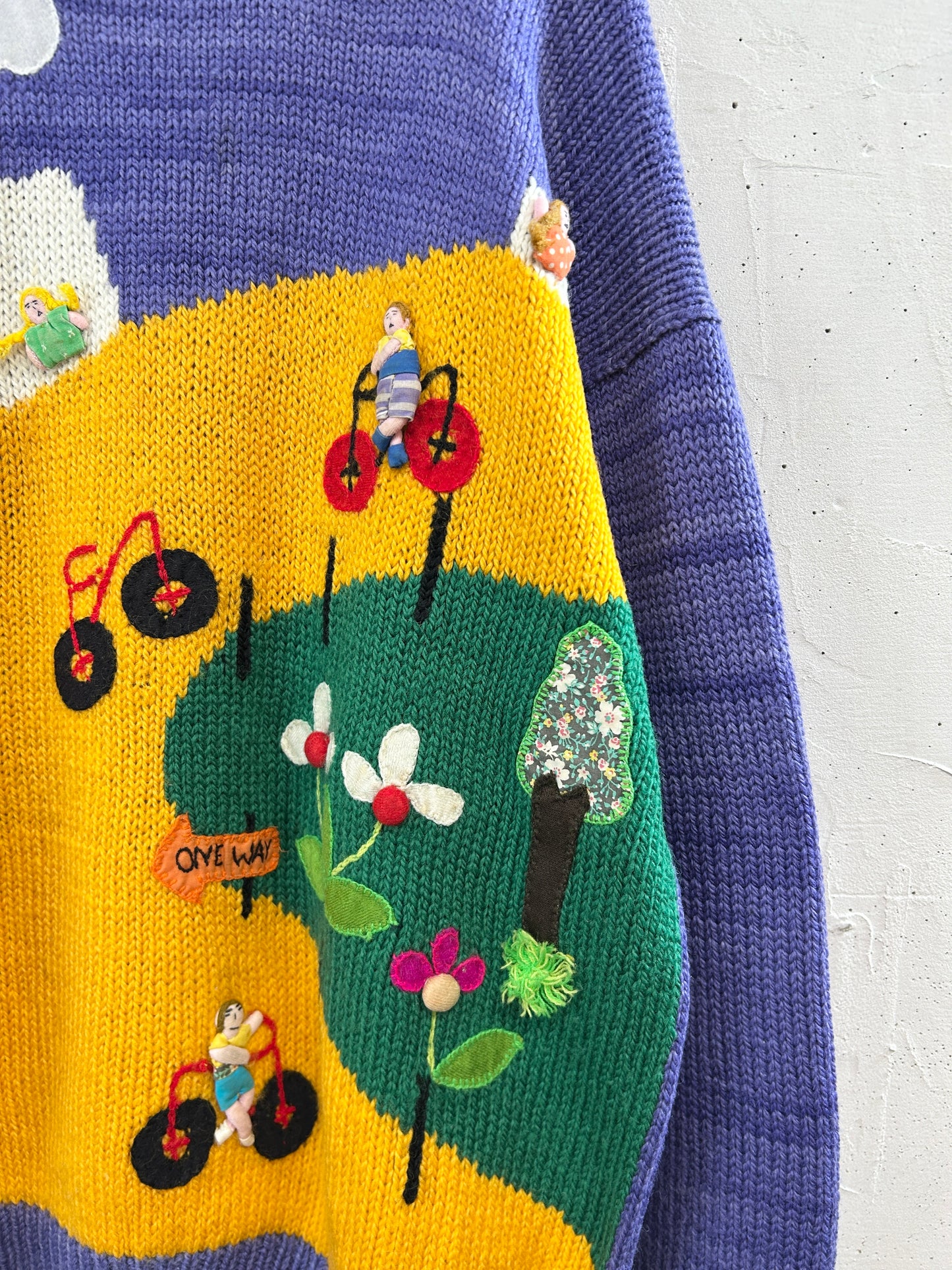 Vintage Hand Knit Sweater 〜MADE IN PERU〜 [A31229]