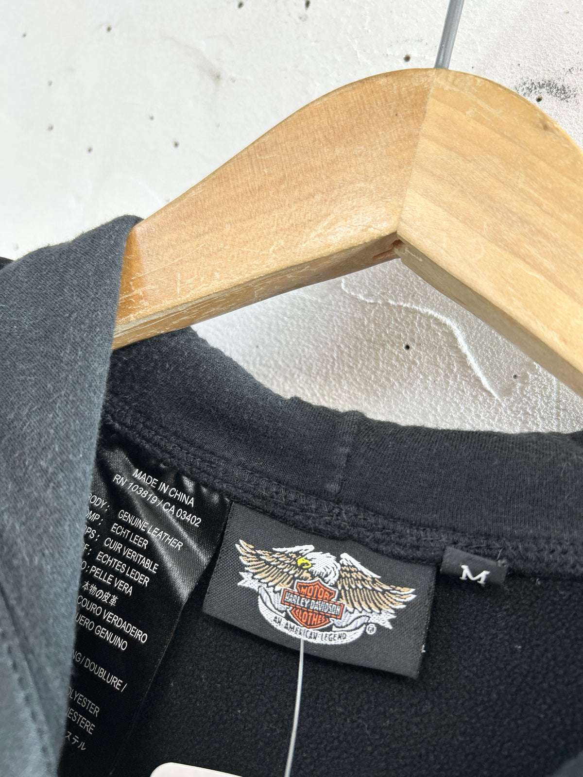Vintage Hoodie Liner 〜Harley Davidson〜 [J34128]