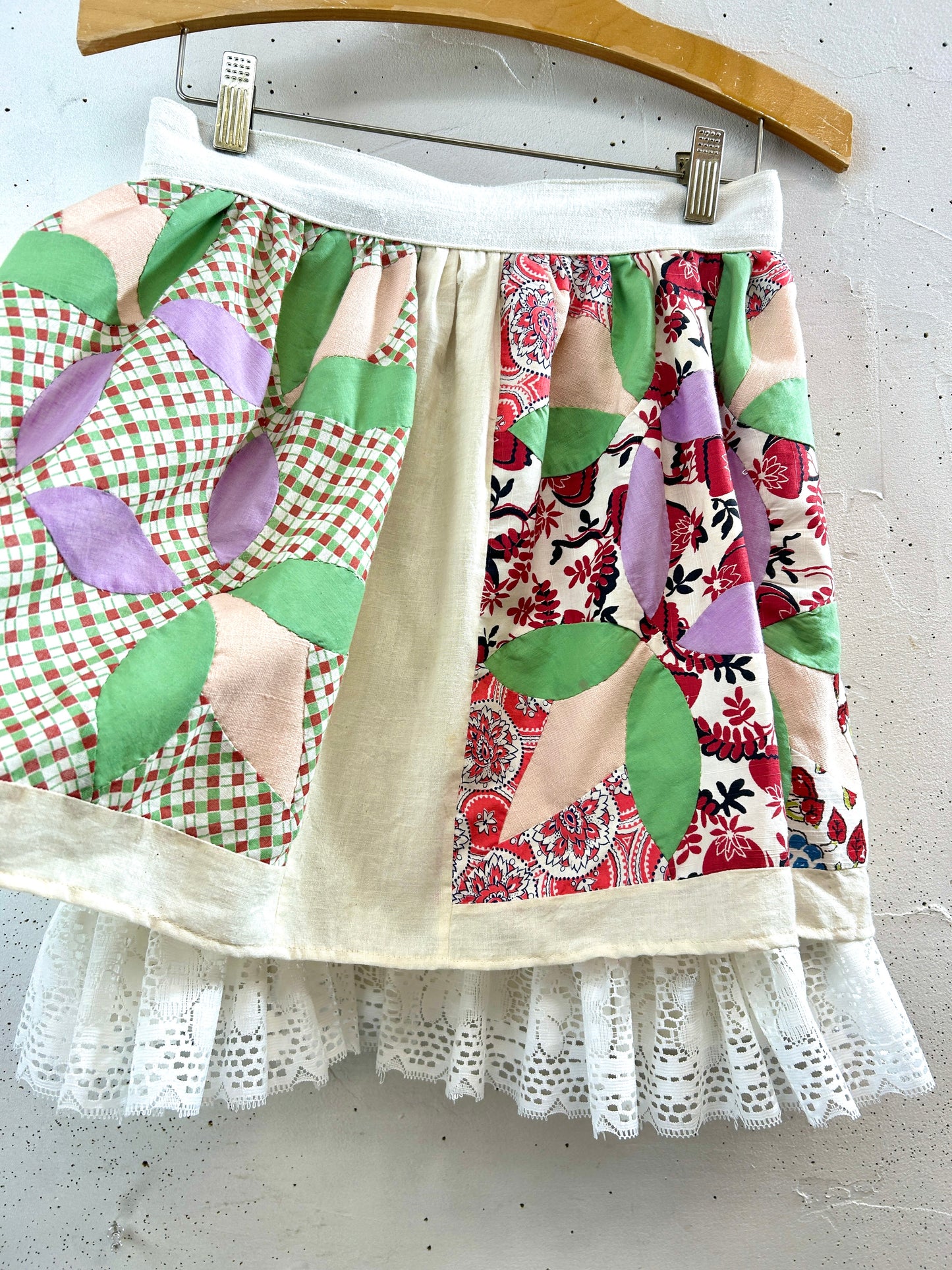 Vintage Apron 〜Funny dot CRAZY〜 [F32862]