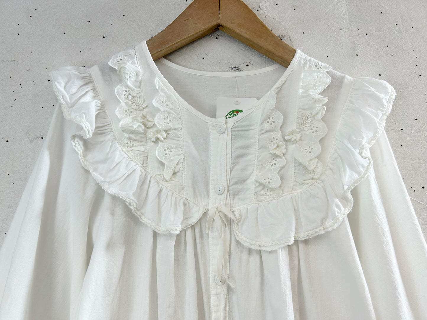 Vintage White Dress [I33686]