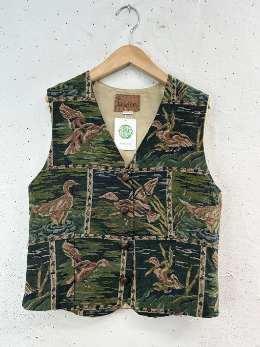 Vintage Gobelin Vest 〜Painted Pony〜 [J34116]