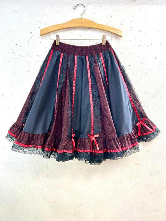 Vintage Circular Skirt MADE IN USA[B31500]