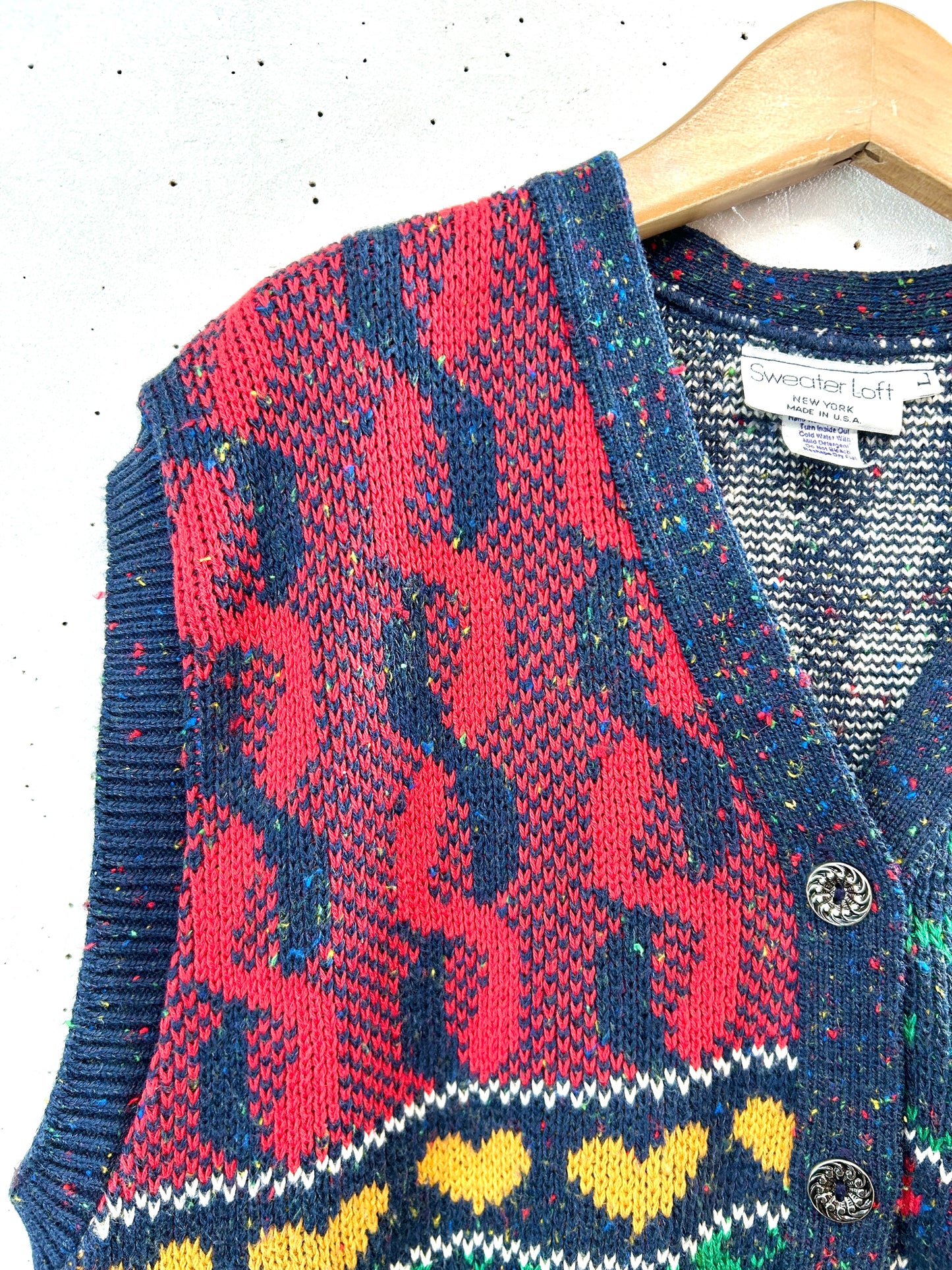 Vintage Knit Vest [B31668]
