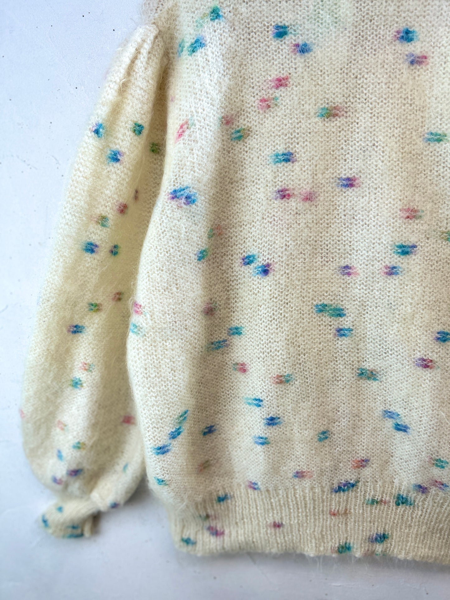 Vintage Mohair Knit Cardigan [K30839]