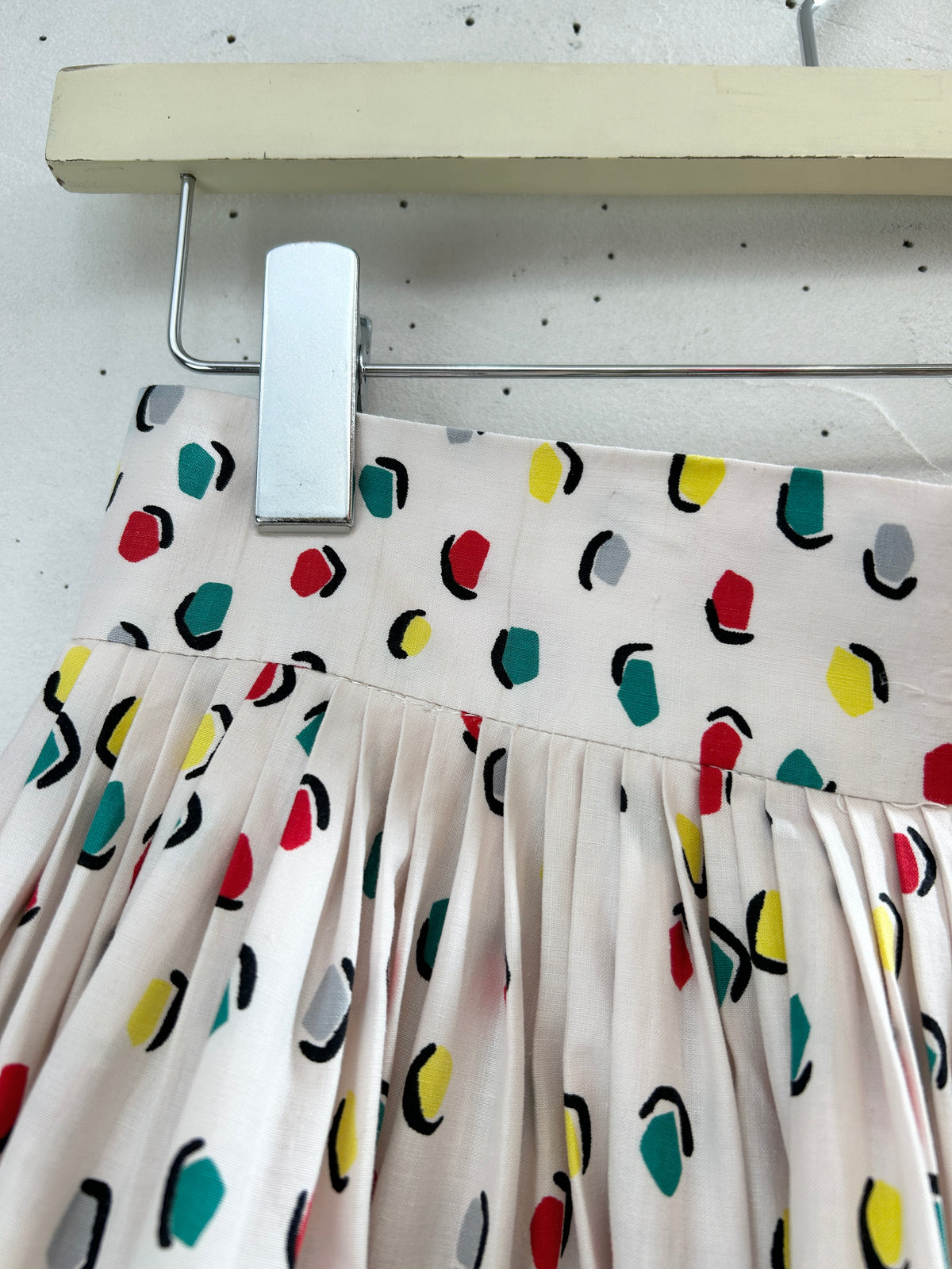 '50s Vintage End Pattern Skirt [J34113]