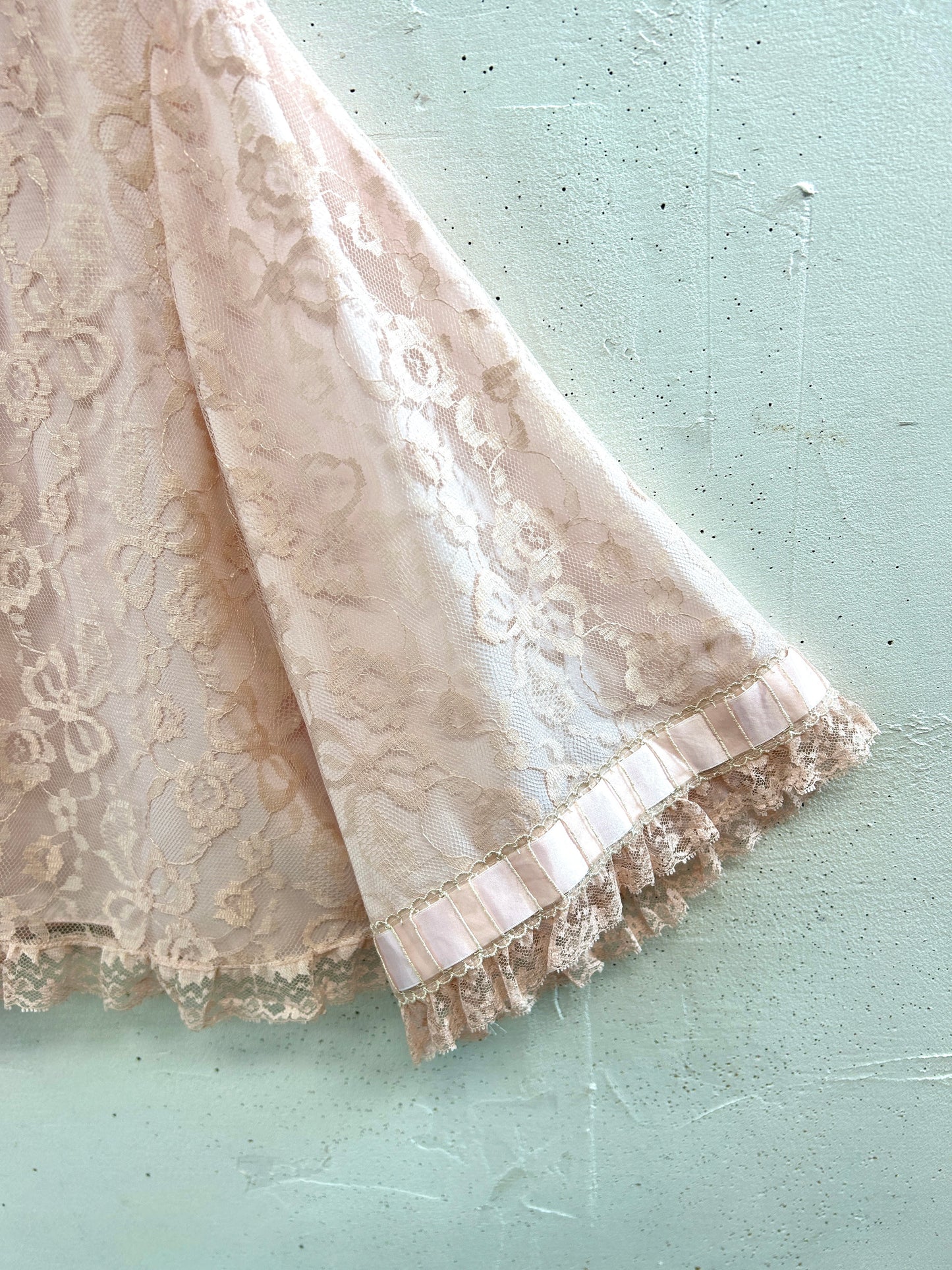 ’60s Vintage Lingerie Gown 〜ODETTE BARSA〜 [B31670]