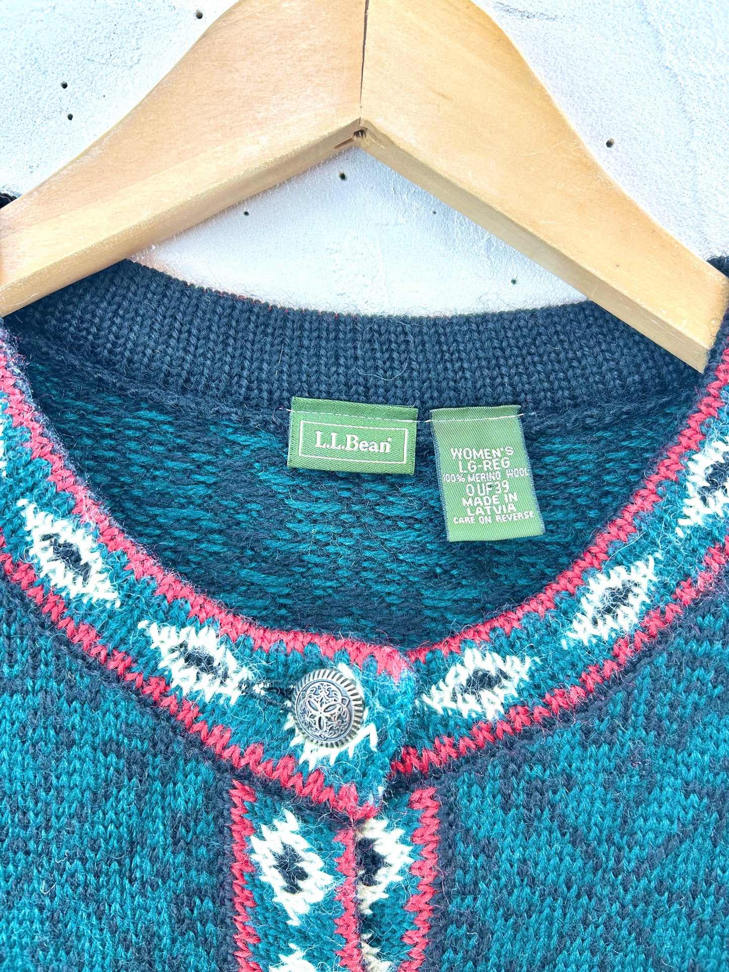 Nordic Knit Cardigan 〜L.L.Bean〜 [I30336]