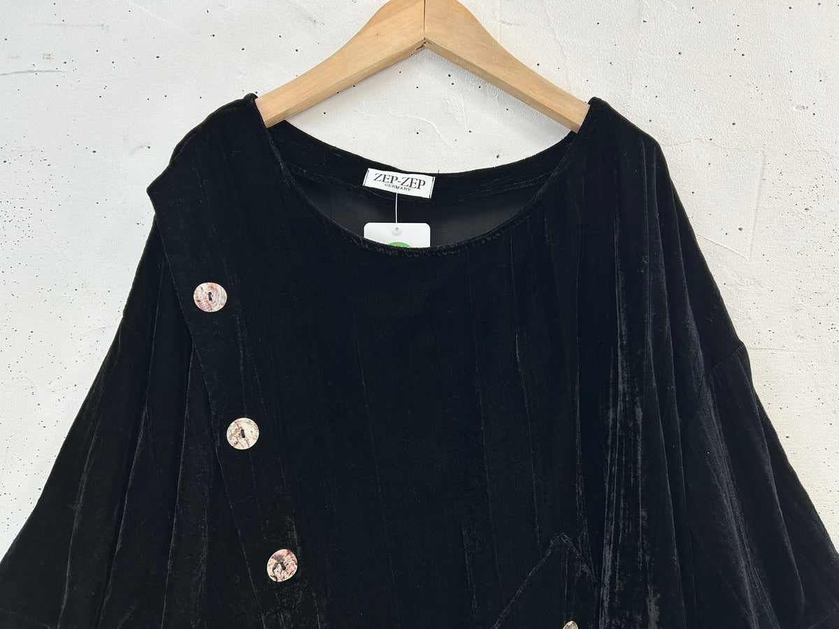 Vintage Velour Tops [I33884]