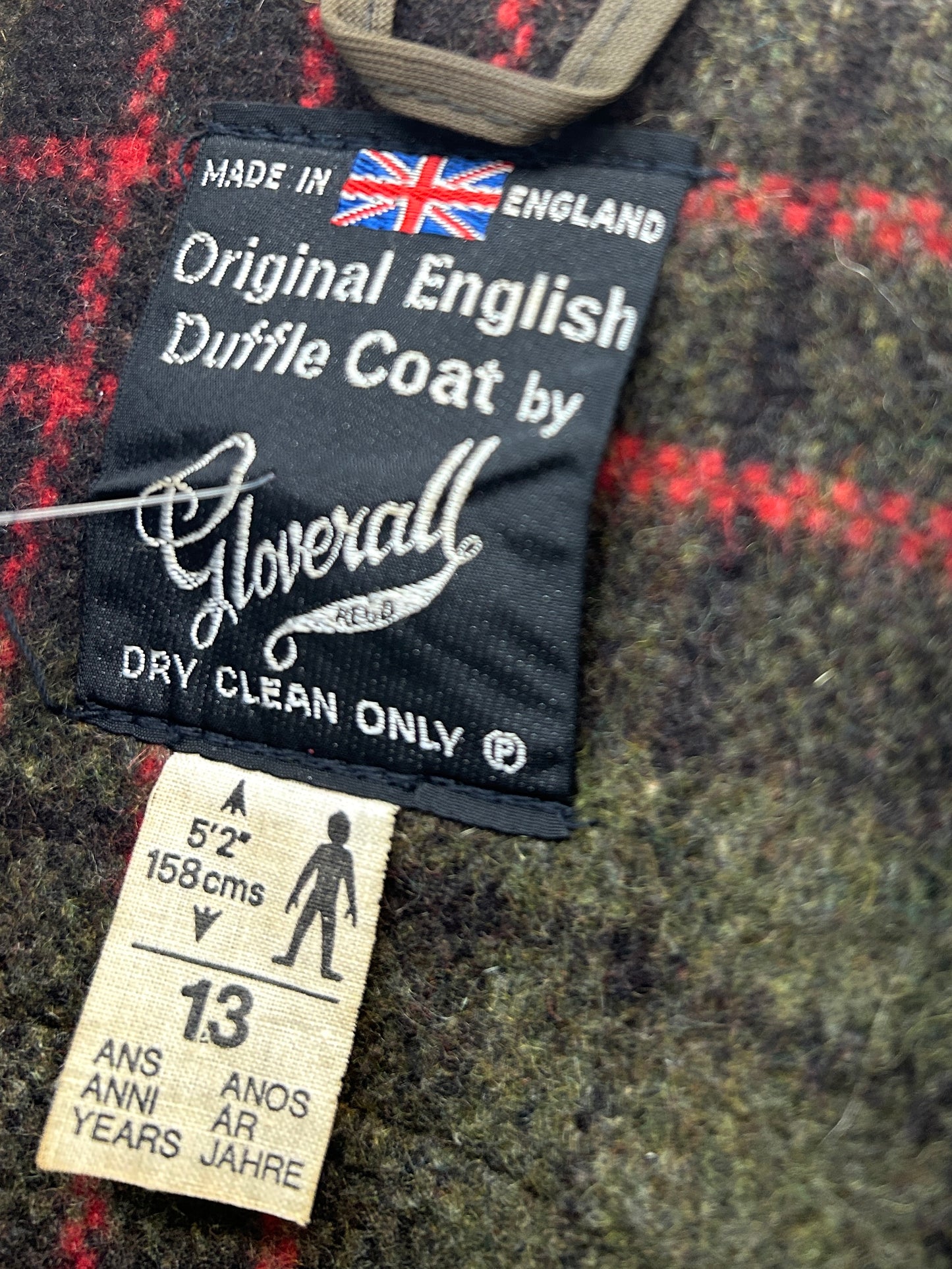 Vintage Duffle Coat 〜Original English Duffle Coat by GLOVERALL〜 MADE IN ENGLAND [L31175]