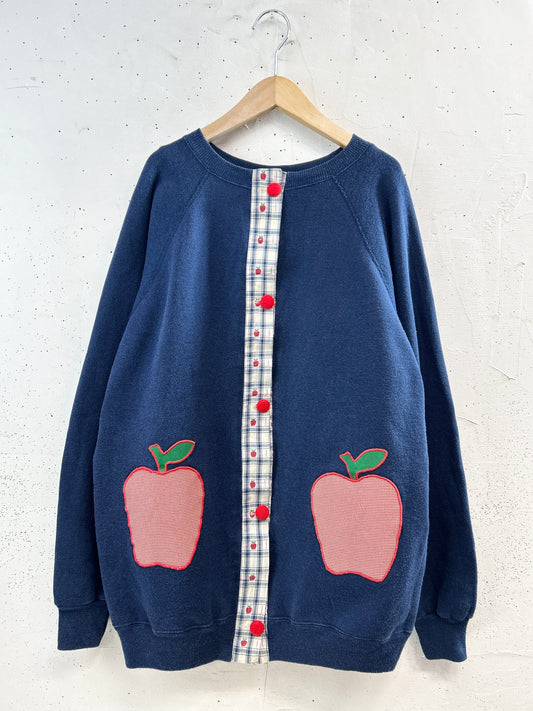 Vintage Custom Sweat Cardigan  MADE IN USA [B31482]