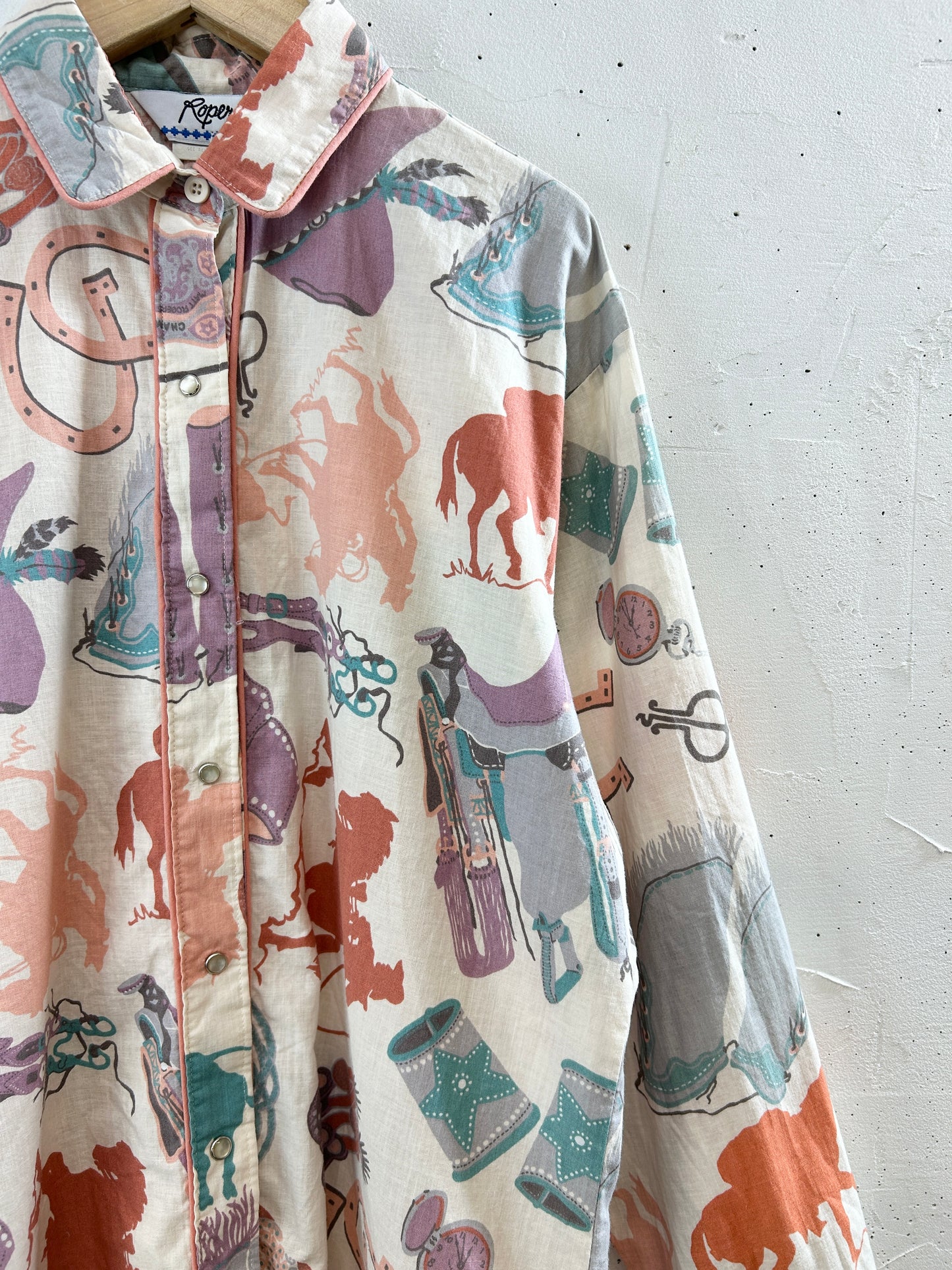 Vintage Western Shirt [I30122]