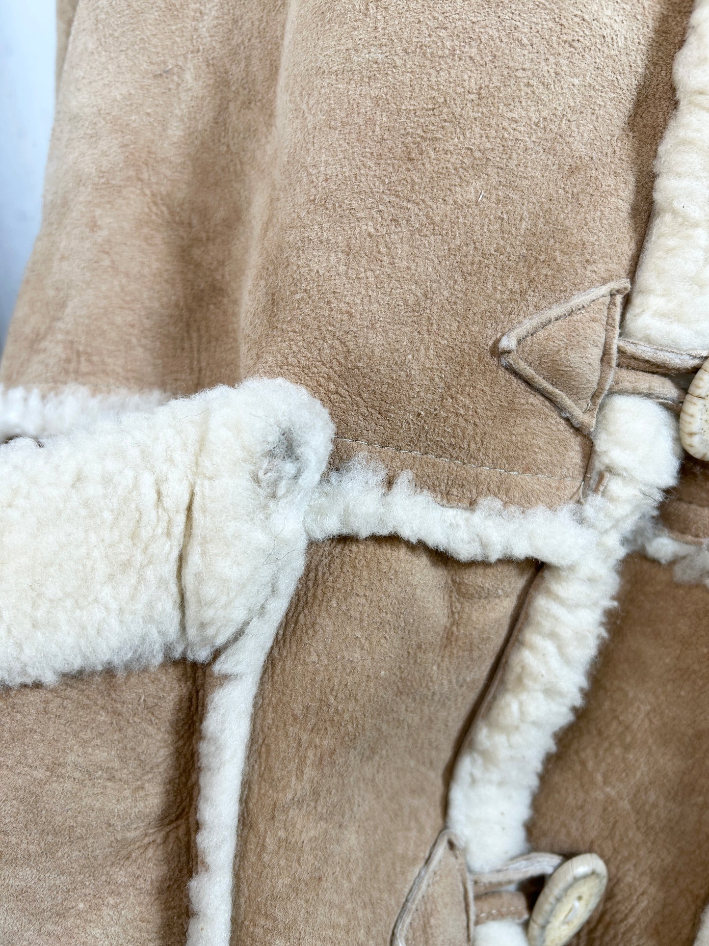Vintage Mouton Coat [L31114]
