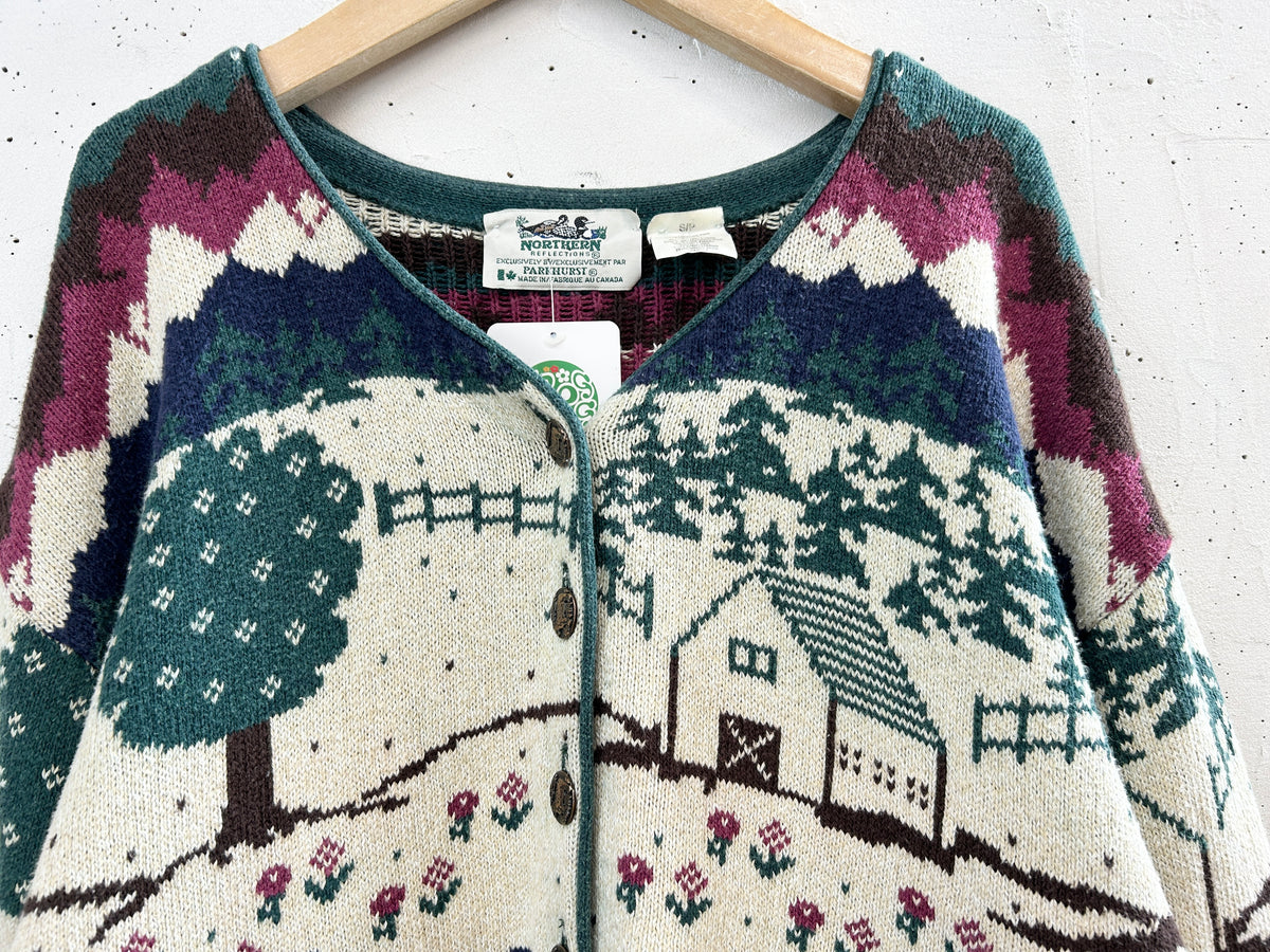 Vintage Cotton Knit Cardigan [J34185]