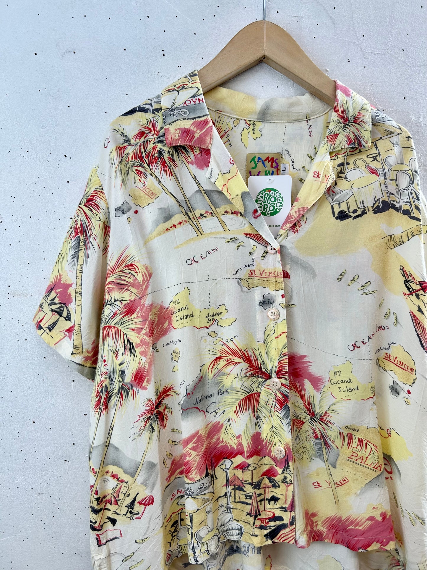 Vintage Aloha Shirt 〜JAMS WORLD〜 [G30756]