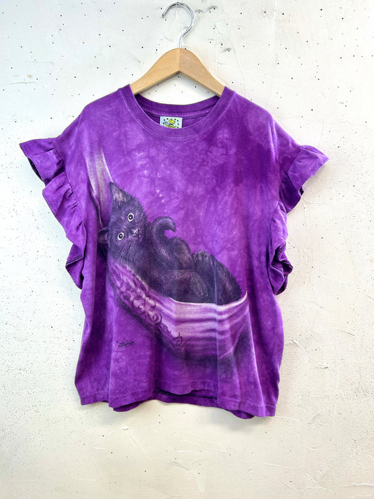 Vintage T Shirt 〜Funny dot CRAZY〜 [E32533]