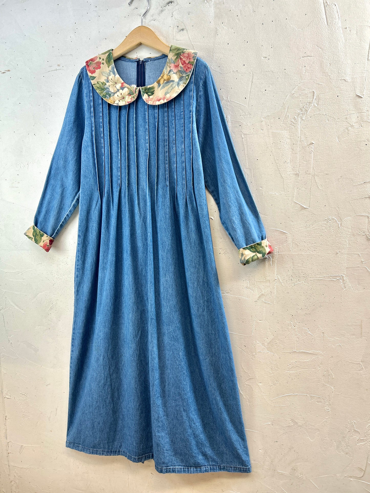 Vintage Denim Dress MADE IN USA [J30531]