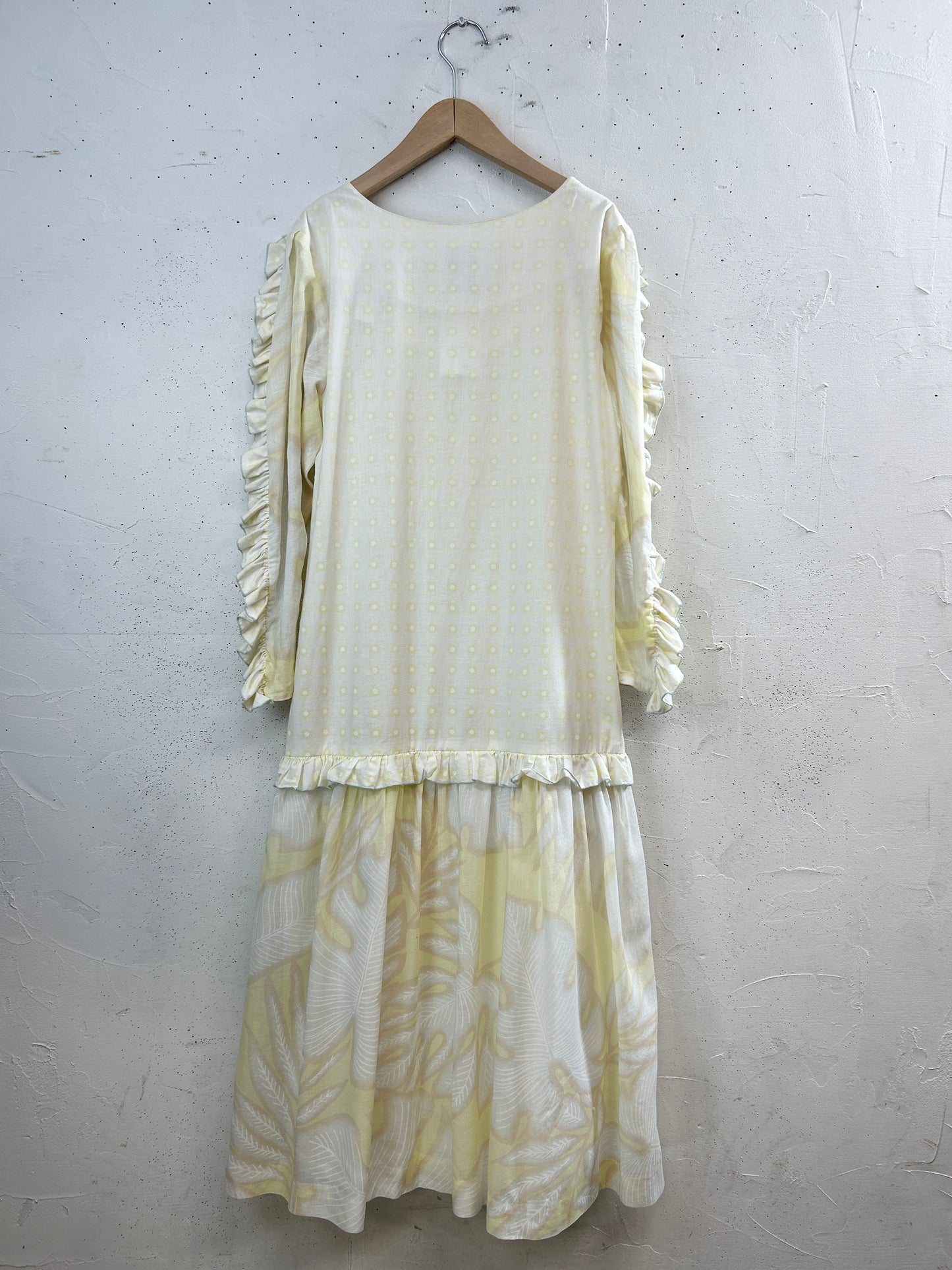 '80s Vintage Dress 〜JEANNE MARC〜 [H33606]