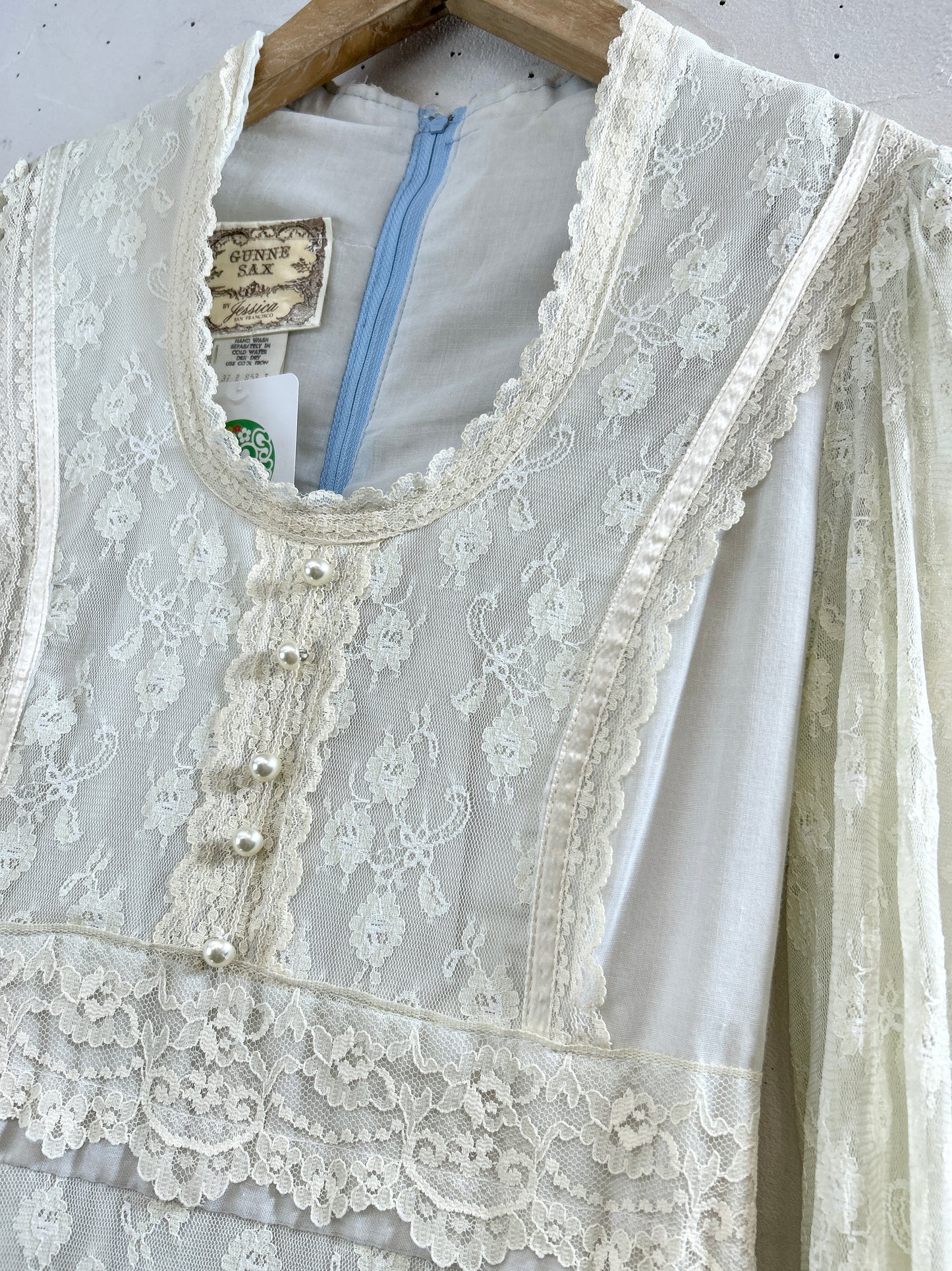 ’70s Vintage Dress でかタグ〜GUNNE SAX〜[F32814]