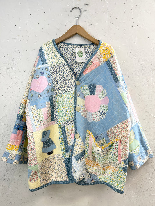Vintage Quilt Jacket  [I33918]