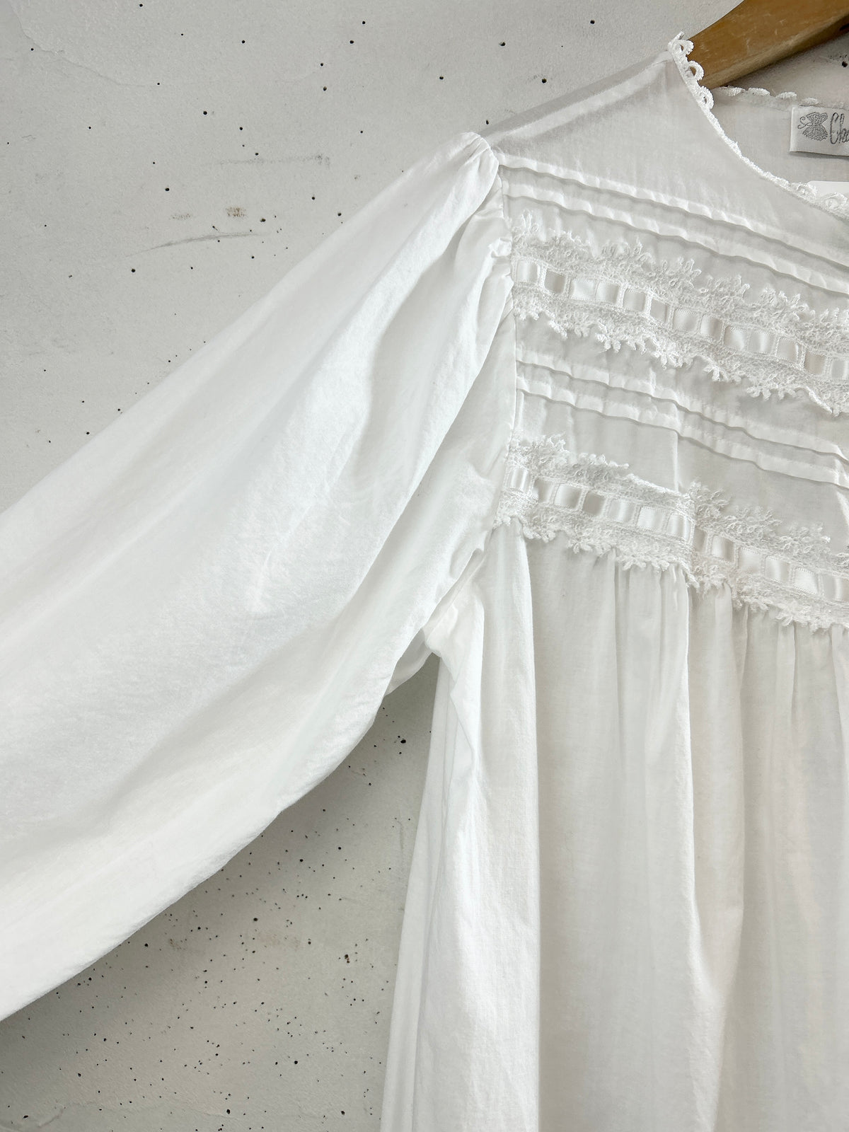 Vintage White Dress [I33684]