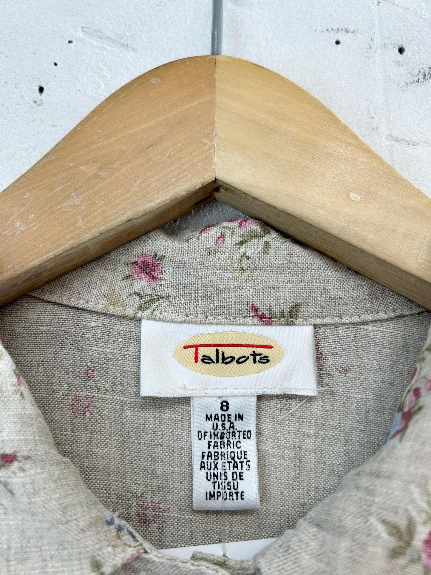 Vintage Linen Dress 〜MADE IN USA〜 [C31770]