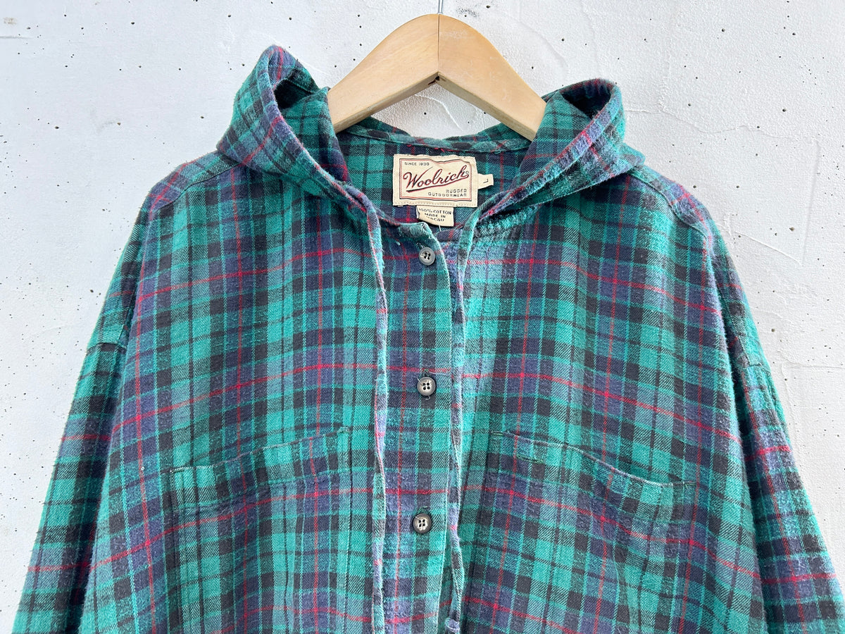 Vintage Check Shirt 〜Woolrich〜 [J34308]
