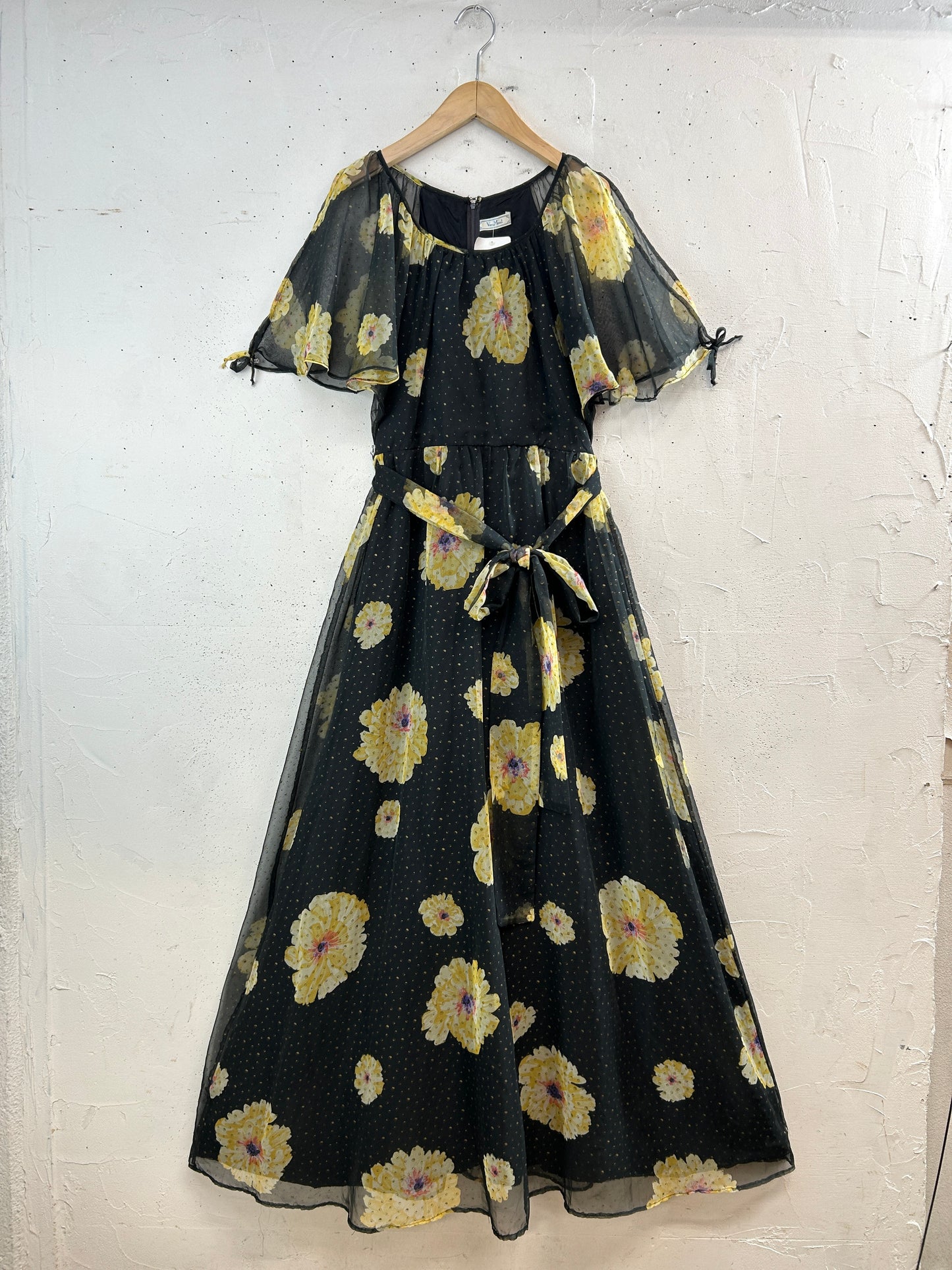’70s Vintage Flower Dress [H33675]