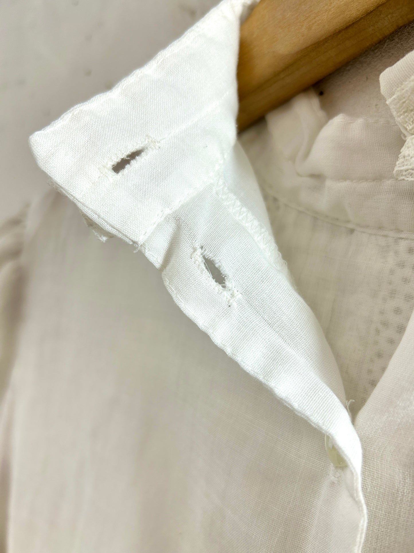 '70sVintage White Blouse 〜GUNNIES〜 [I30321]