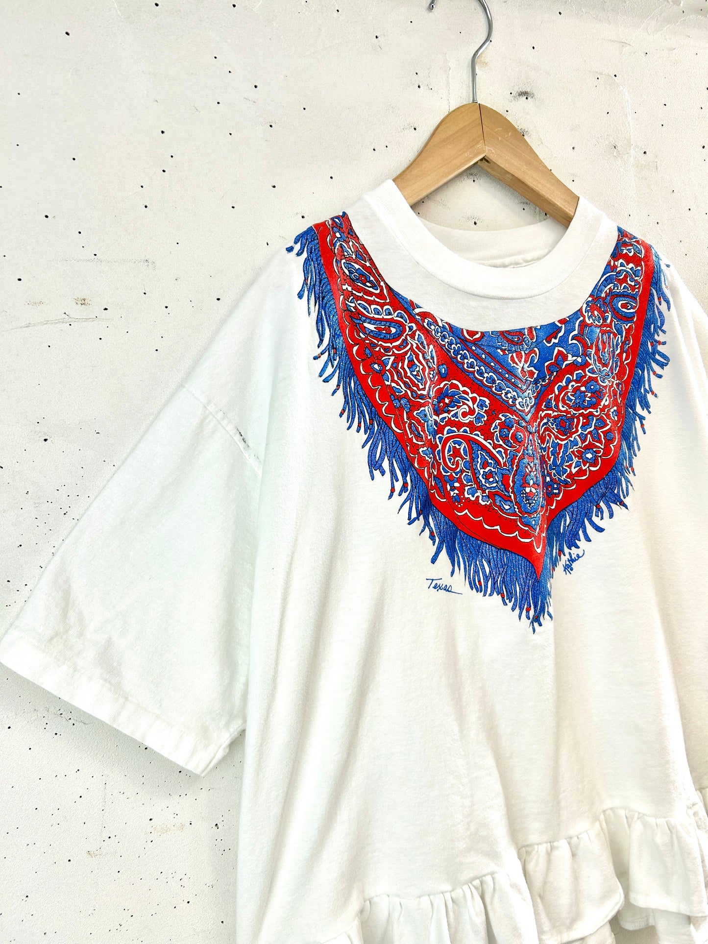 Vintage T Shirt 〜Funny dot CRAZY〜 [E32398]
