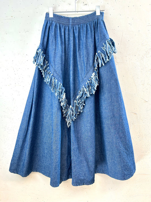 Vintage Denim Skirt [I30265]