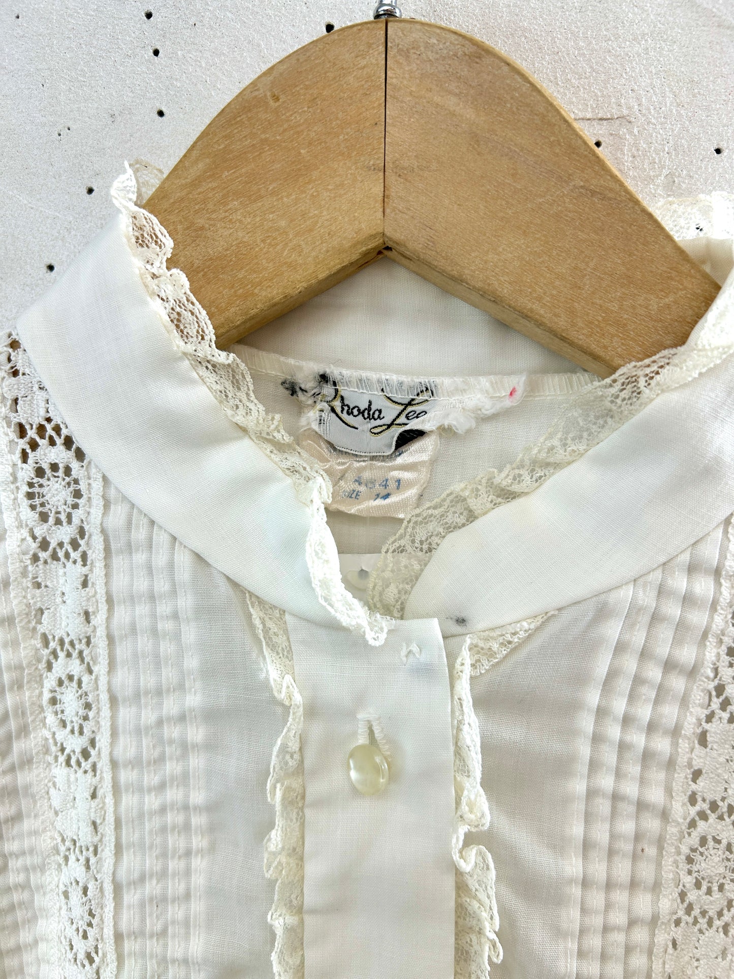 60s Vintage White Shirt [G33104]
