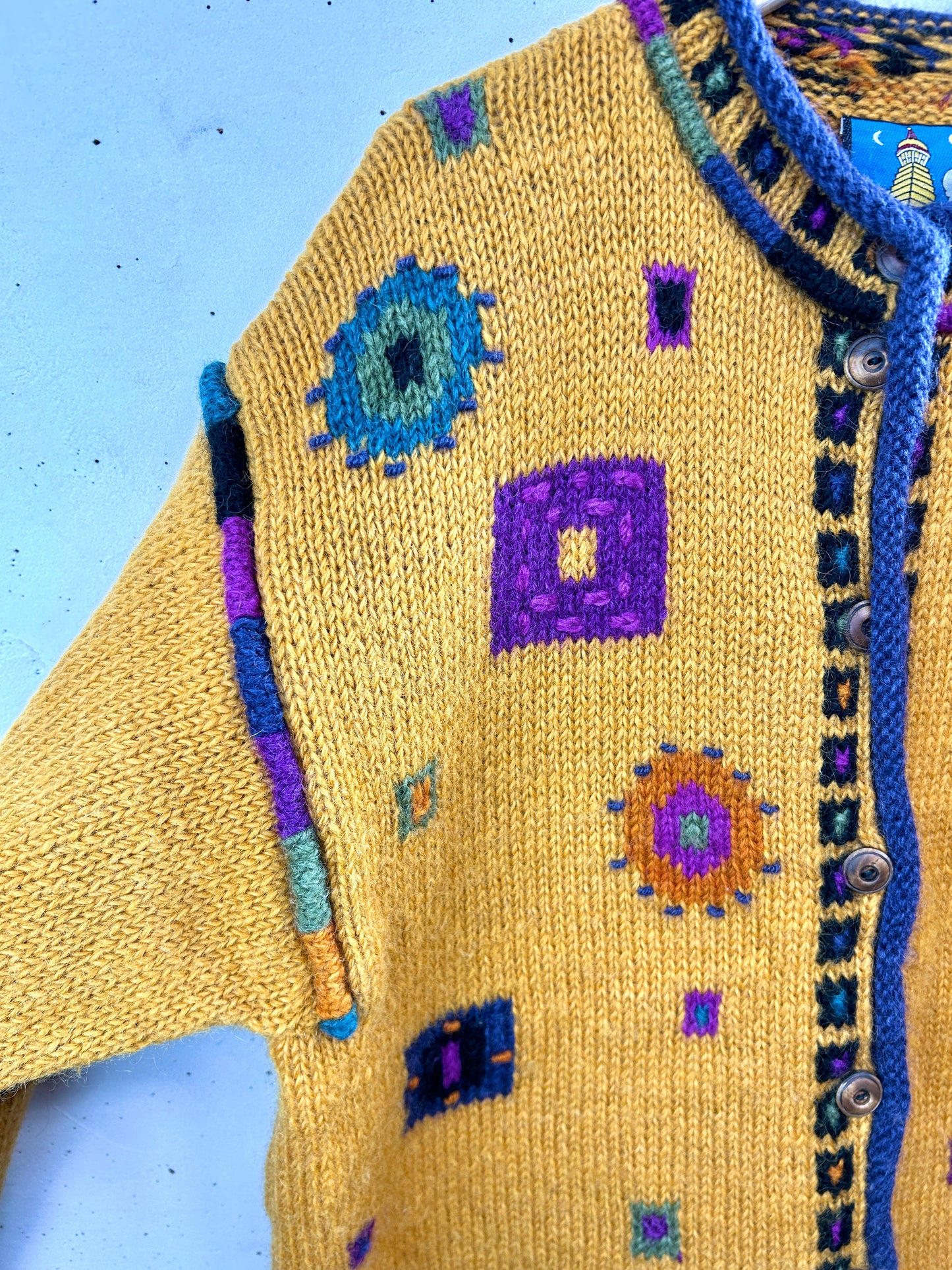 Vintage Hand Knit Cardigan [L31063]