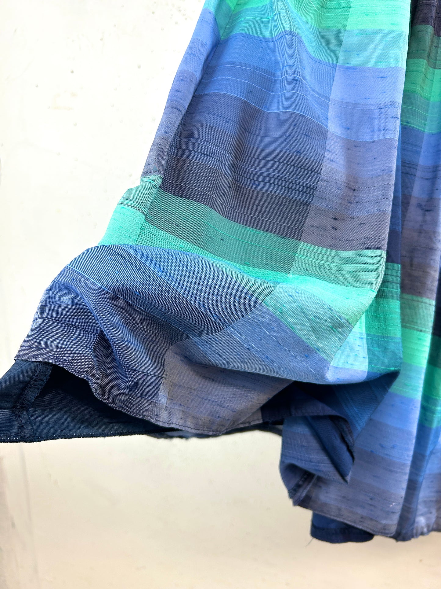 Vintage Plaid Skirt  Made in W.Garmany   [E32428]