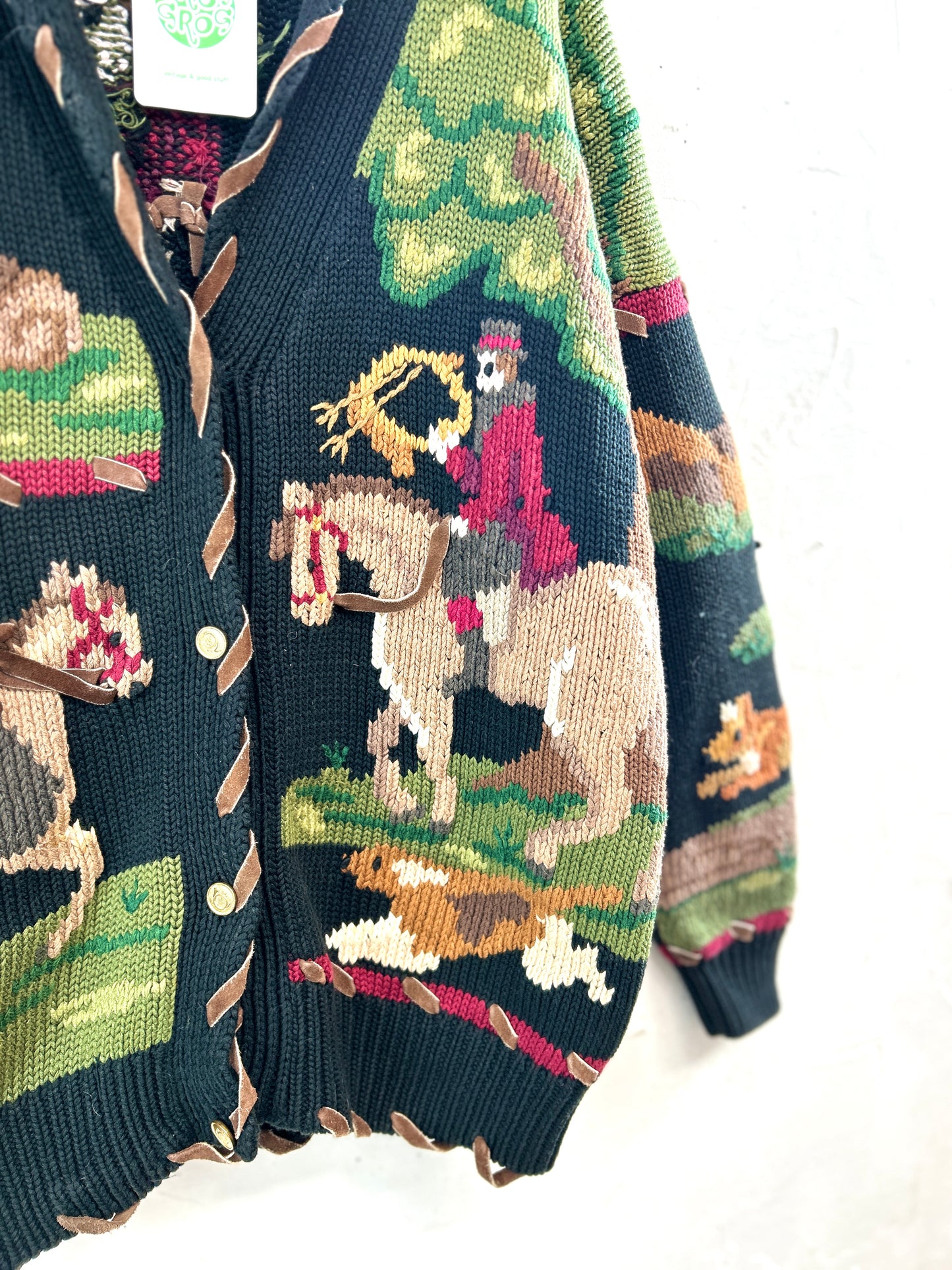 Vintage Knit Cardigan [A31312]