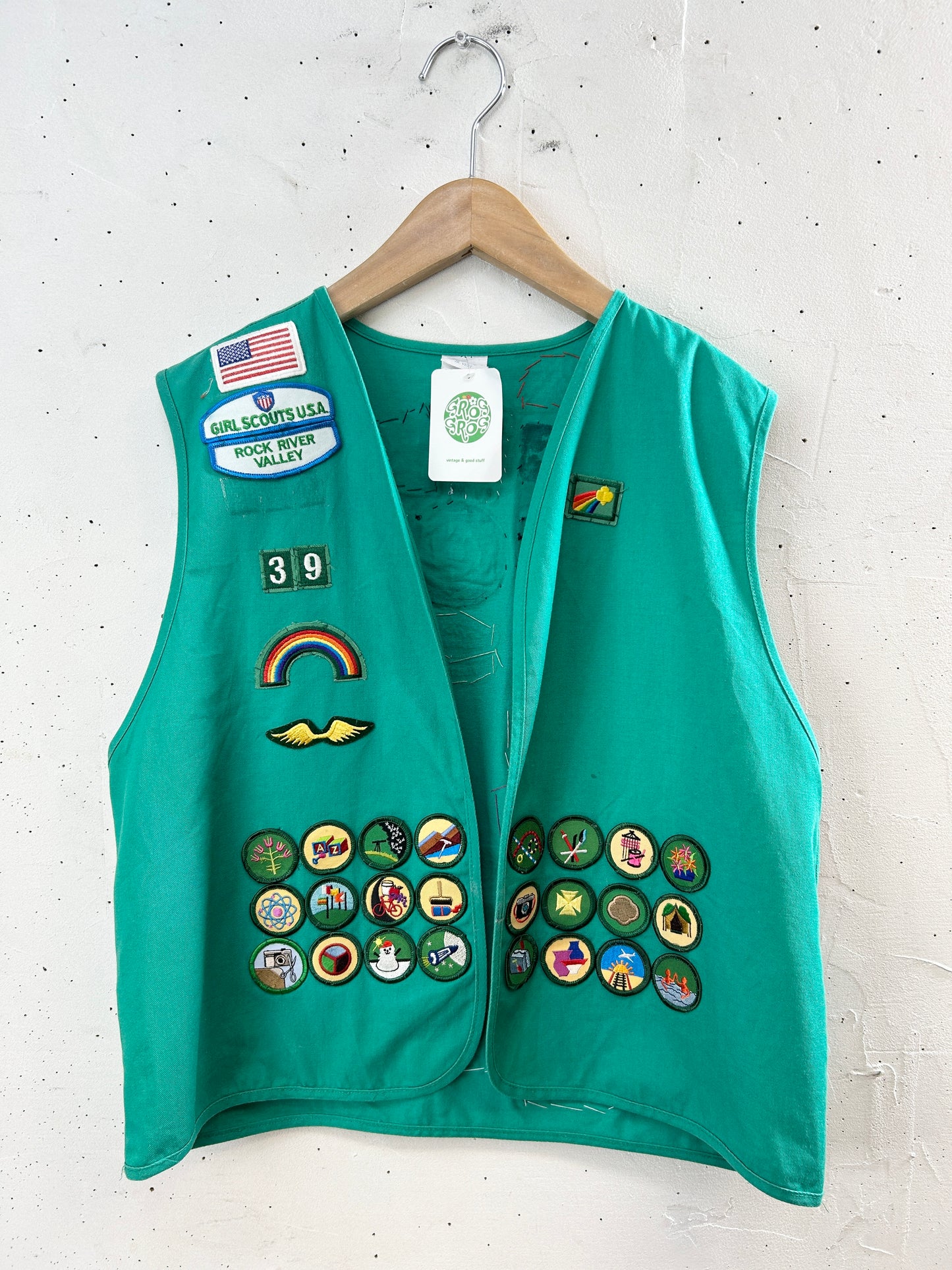 Vintage Girl Scout Vest [I30231]