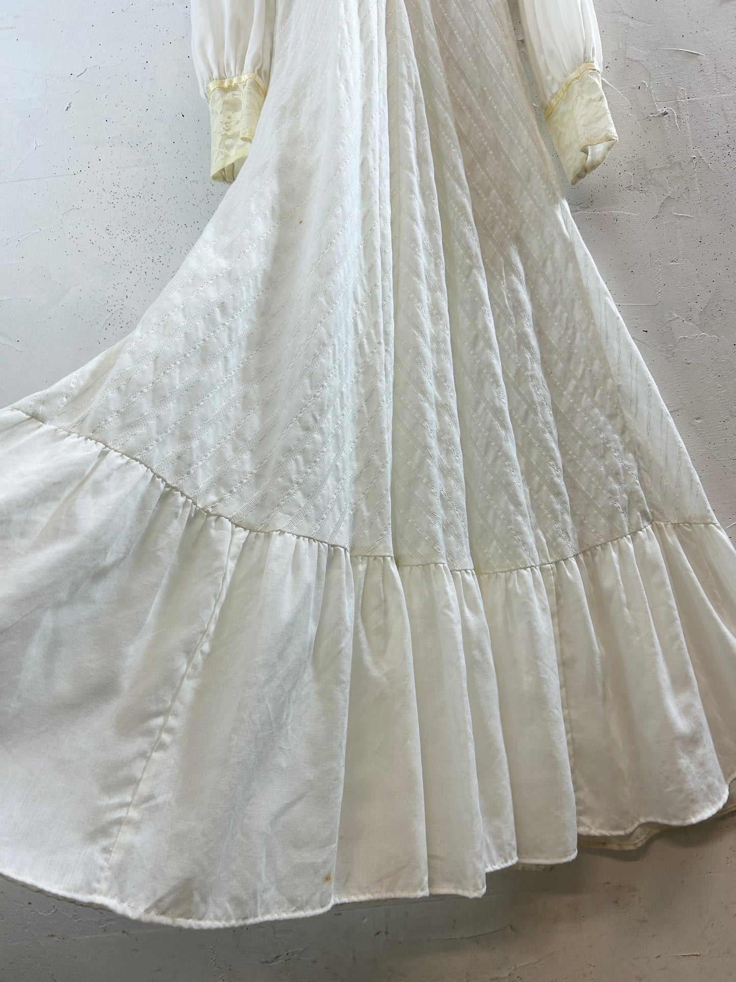 Vintage White Lace Dress [K30818]