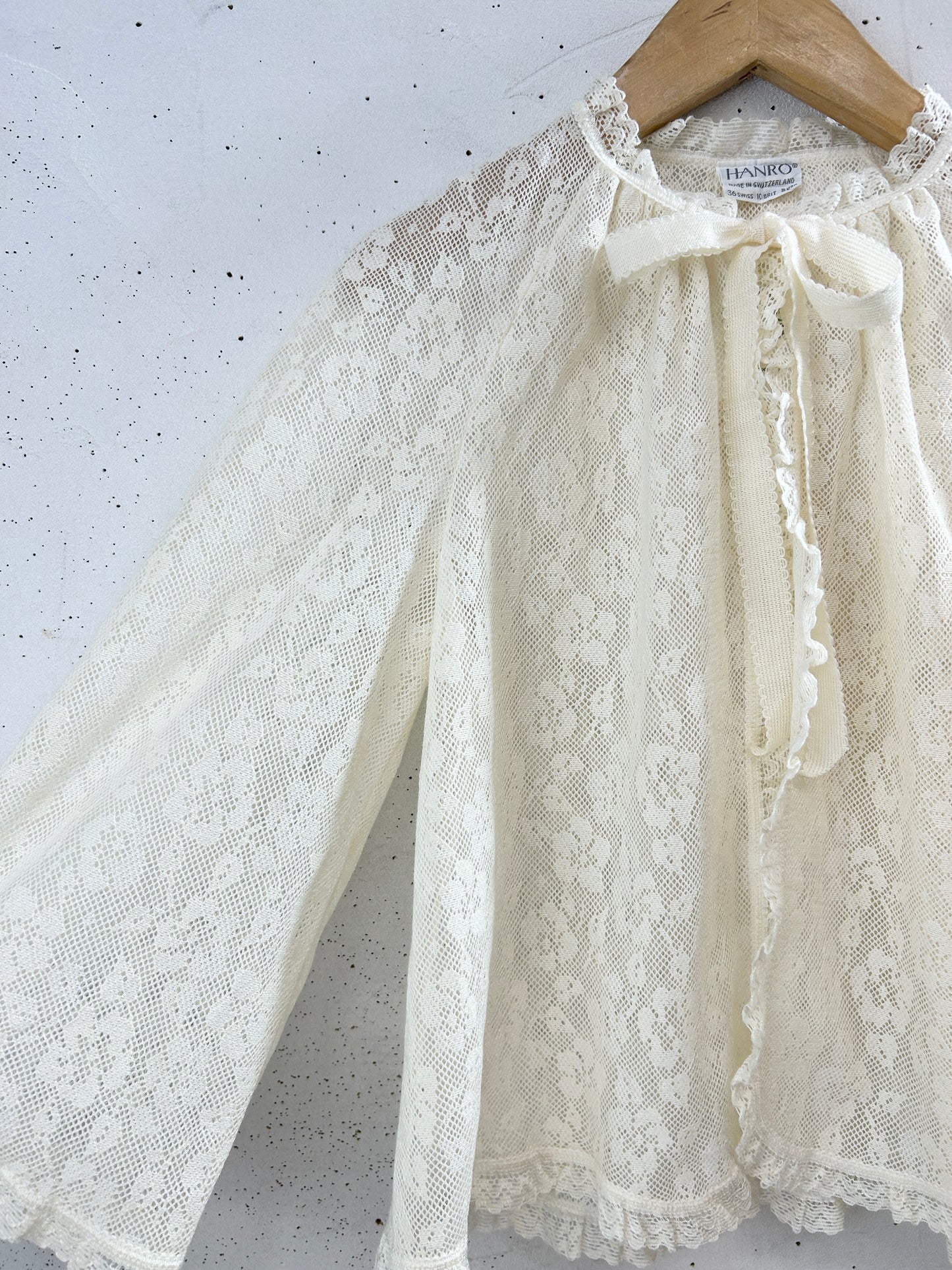 Vintage White Lace Blouse [F32576]