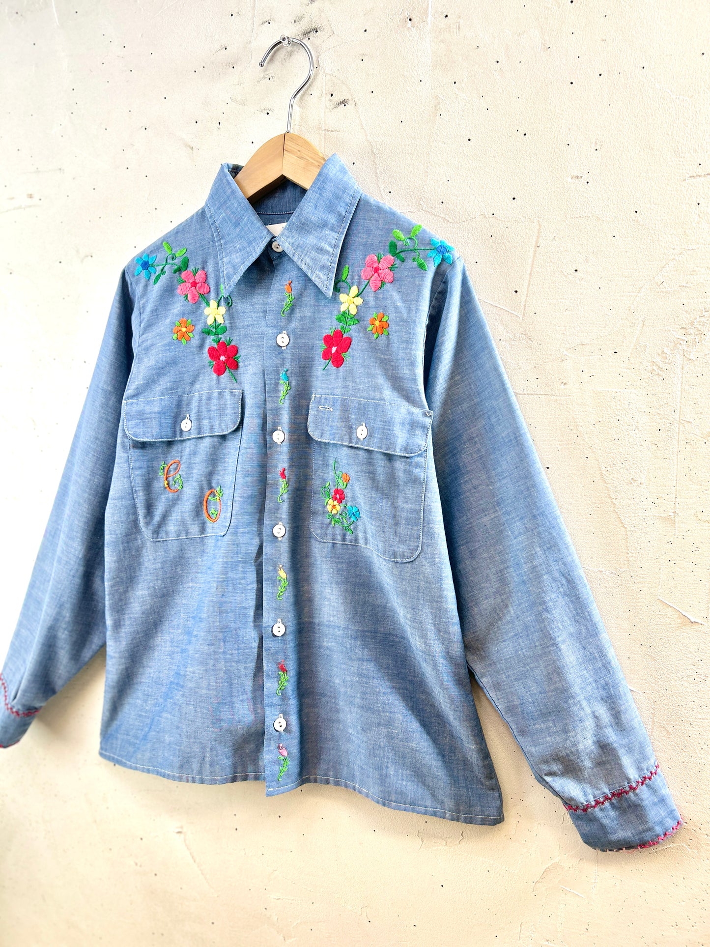 '70sVintage Chambray Shirt [H30980]