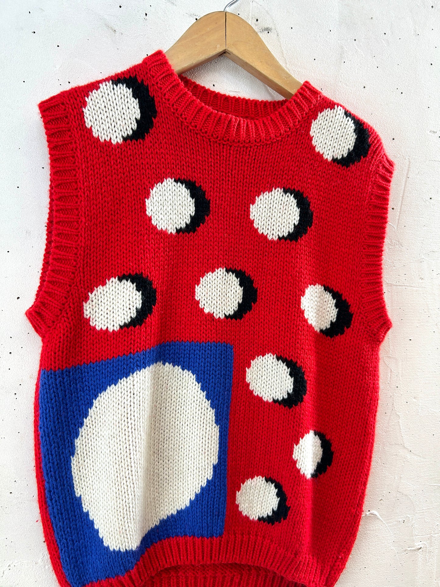 Vintage Knit Vest [J30676]