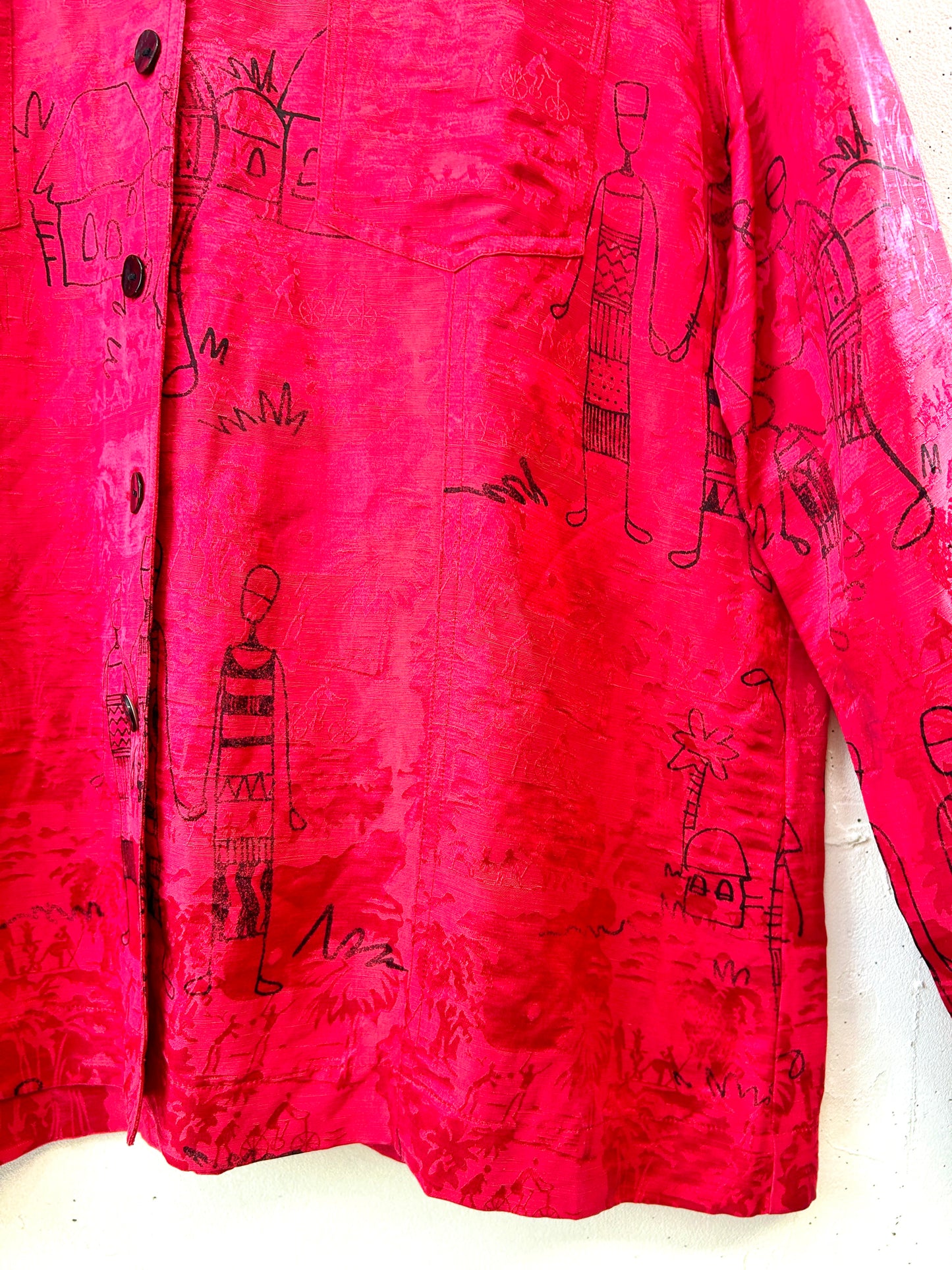 Vintage CHICO'S Silk Shirt [H30961]