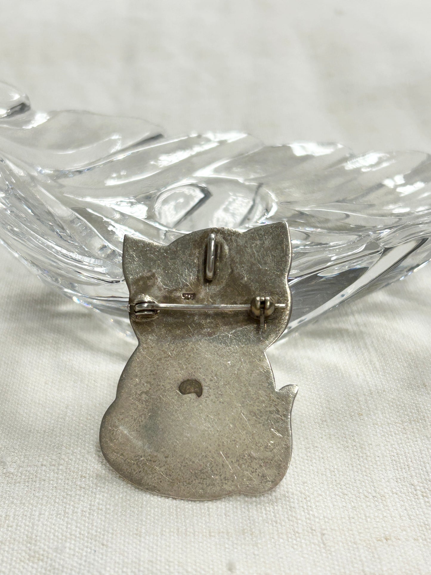 Vintage 925 Silver Brooch & Pendant Top [I30364]