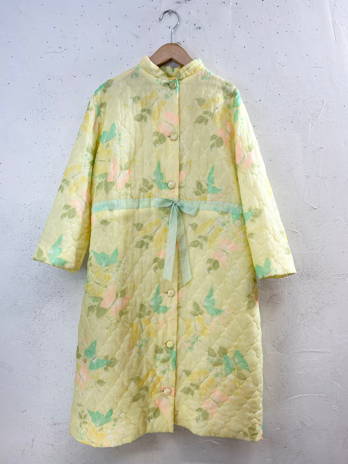 Vintage Quilting Gown Flower & Butterfly [J34080]