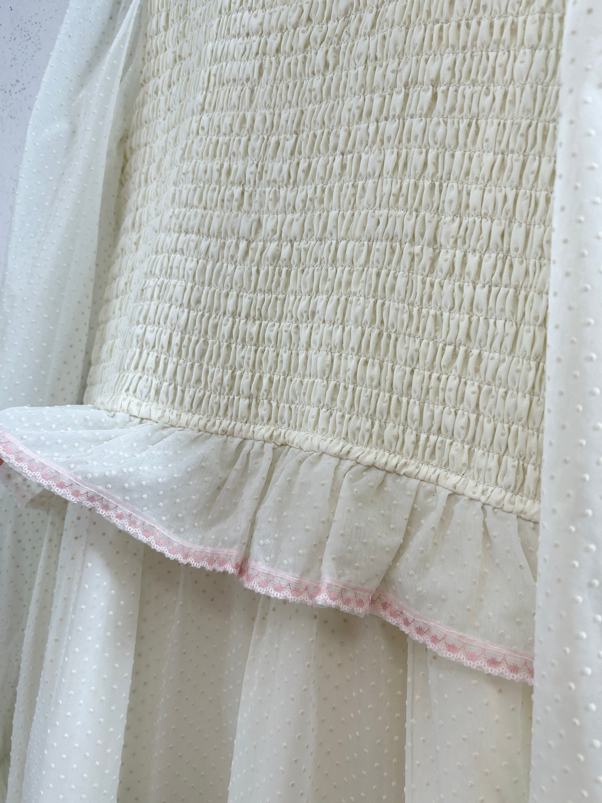 Vintage White Dress [J34079]