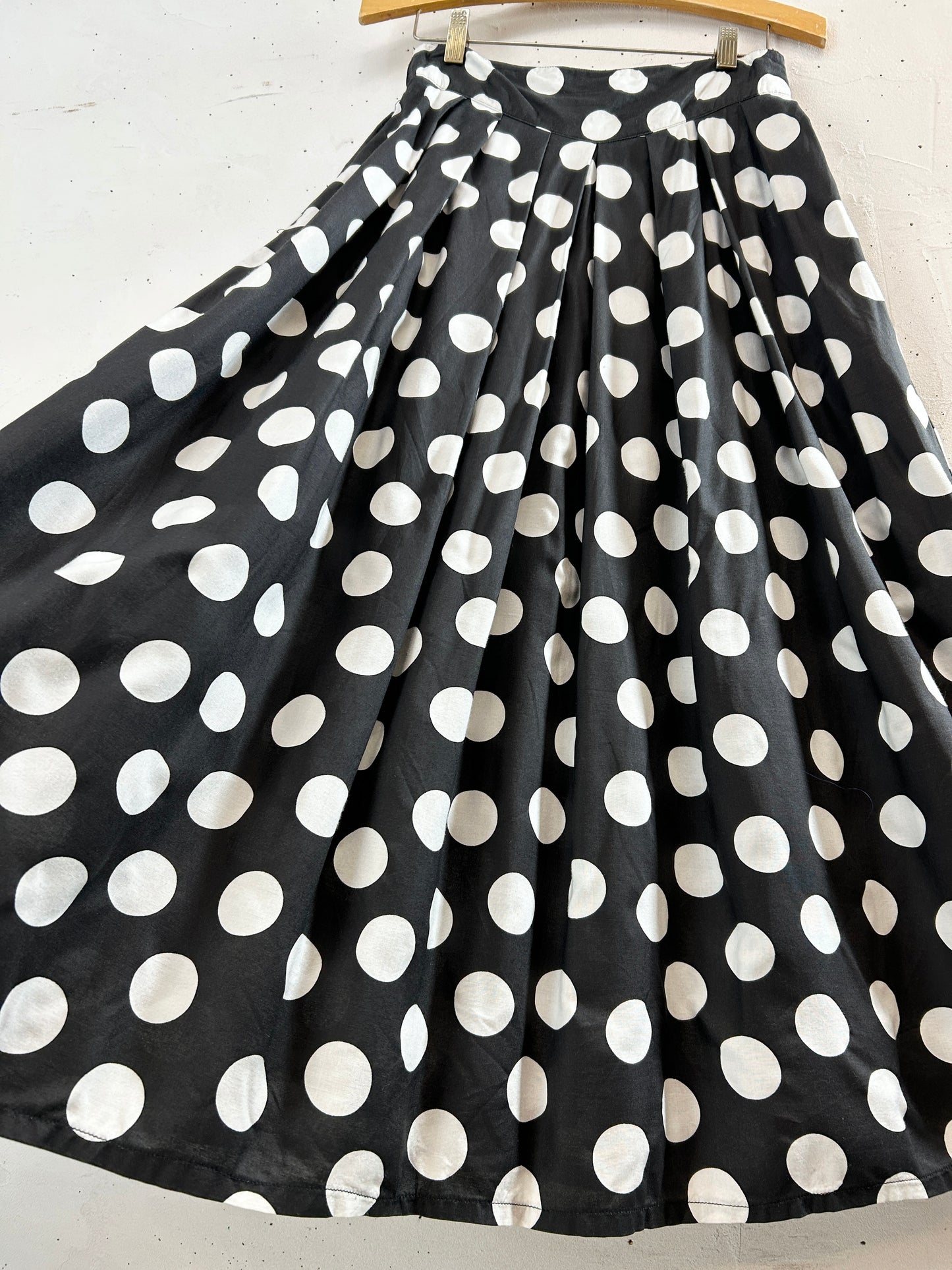 Vintage Dot Skirt [J30605]