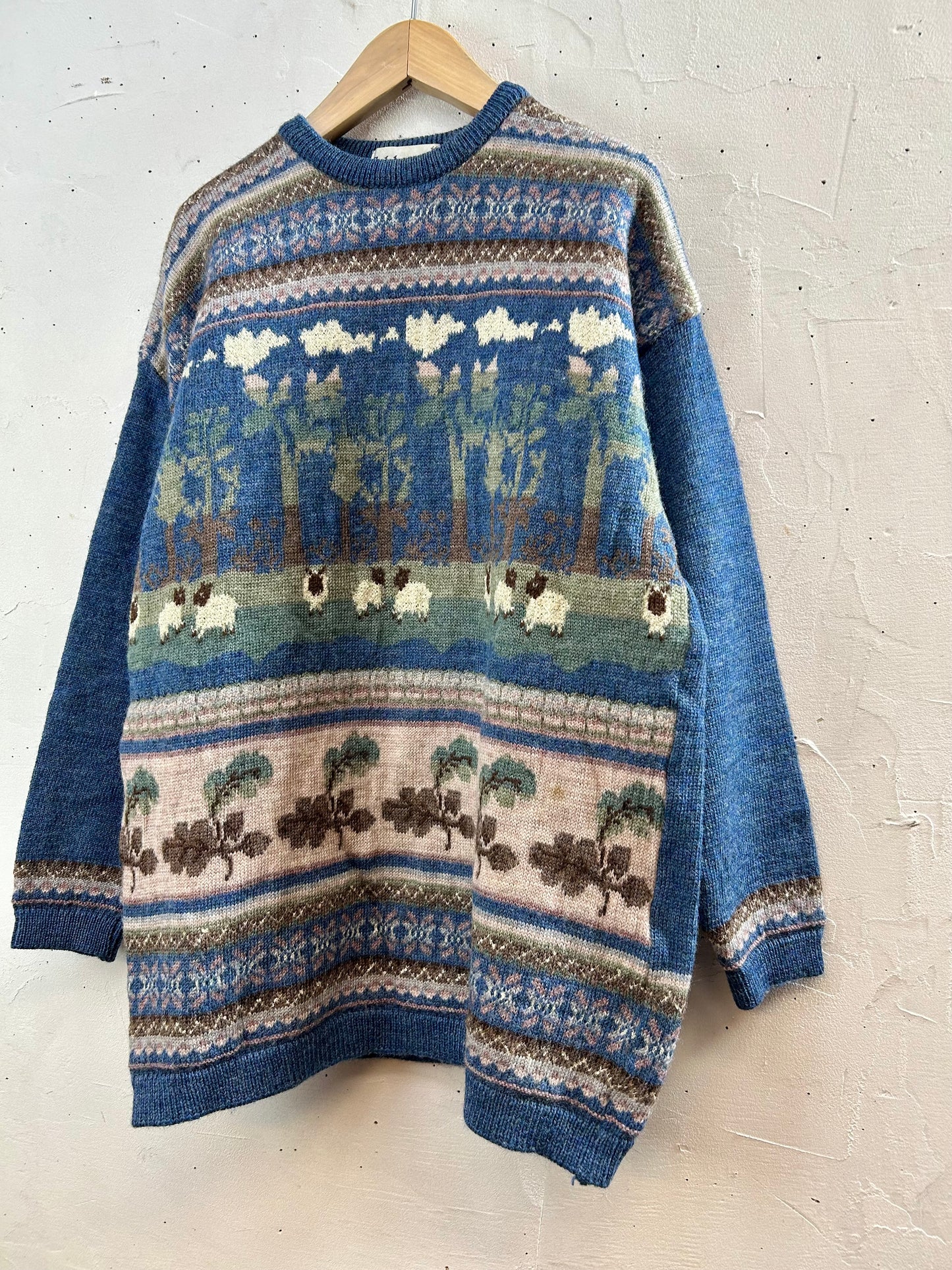 Vintage Knit Sweater [L29155]