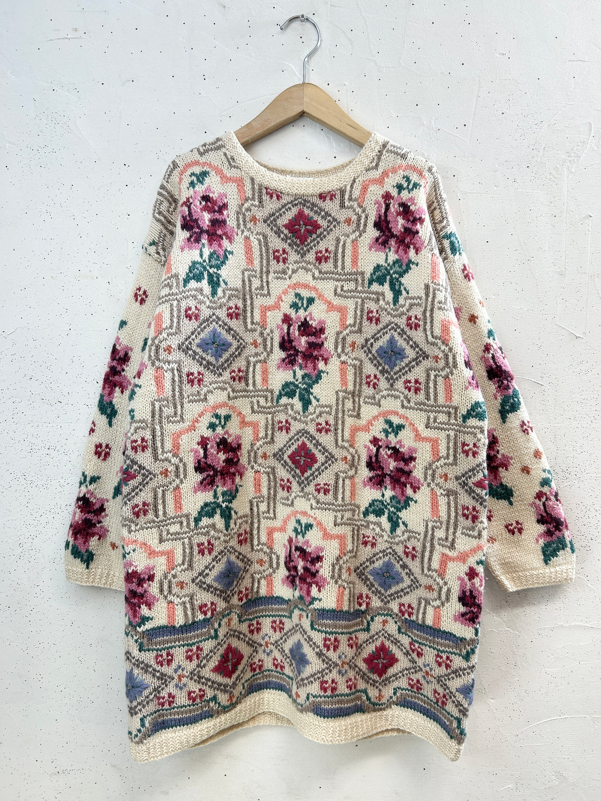 Vintage Knit Sweater 〜Laura Ashley〜 [I33945]